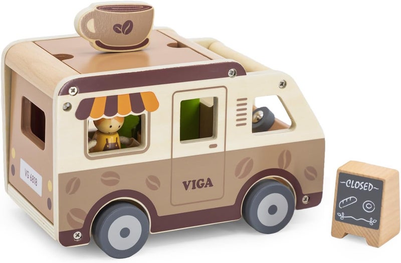 Viga Toys 44689 Coffee Truck - Image 4